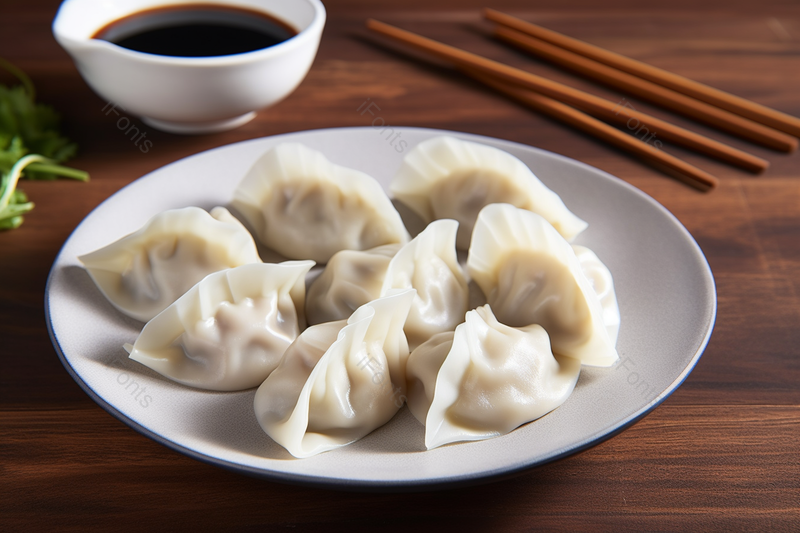 立冬美食一盘饺子水饺,高清,摄影图,摄影图片,图片大全,摄影图免费下载